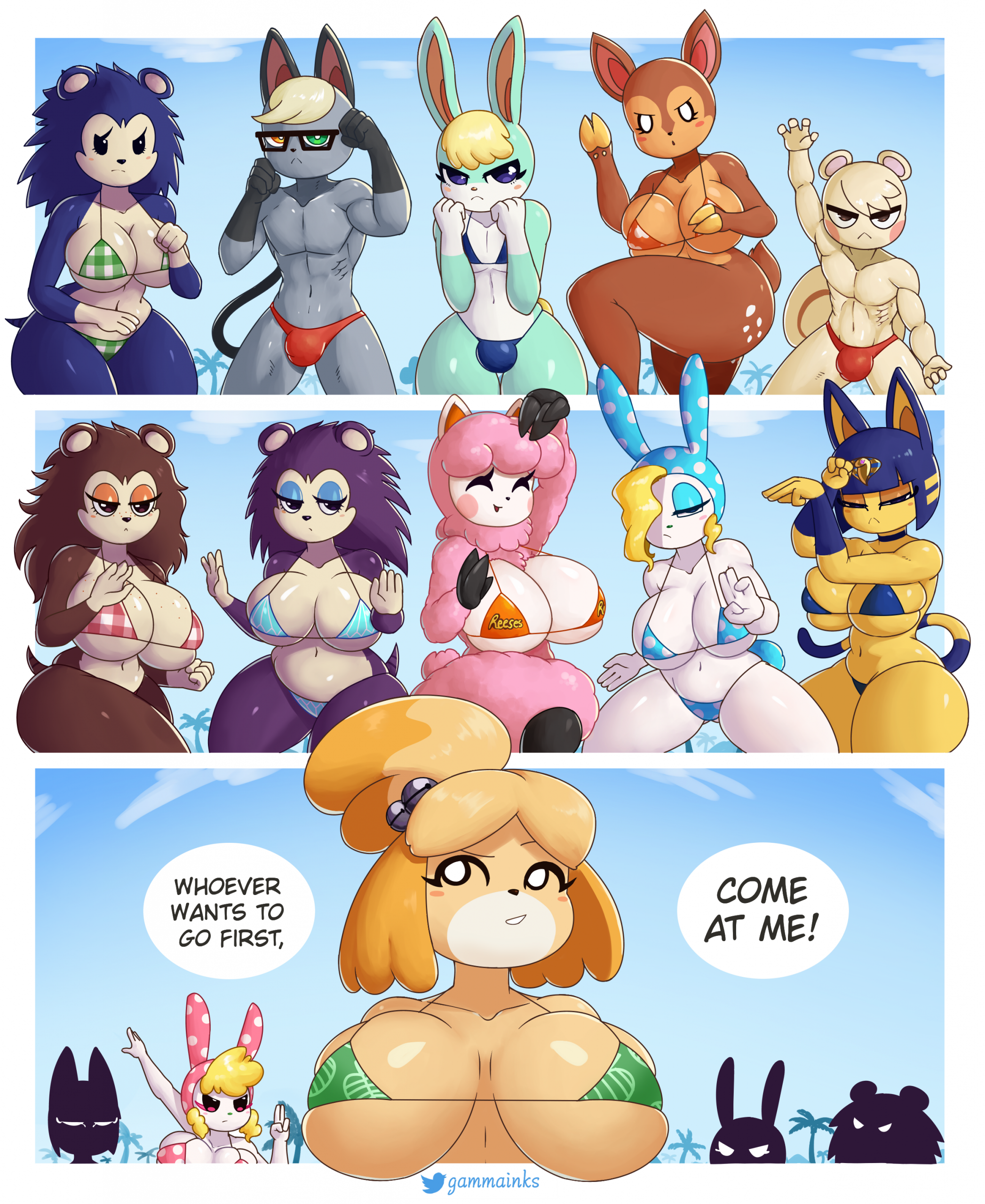 Isabelle's challenge porn comic picture 2