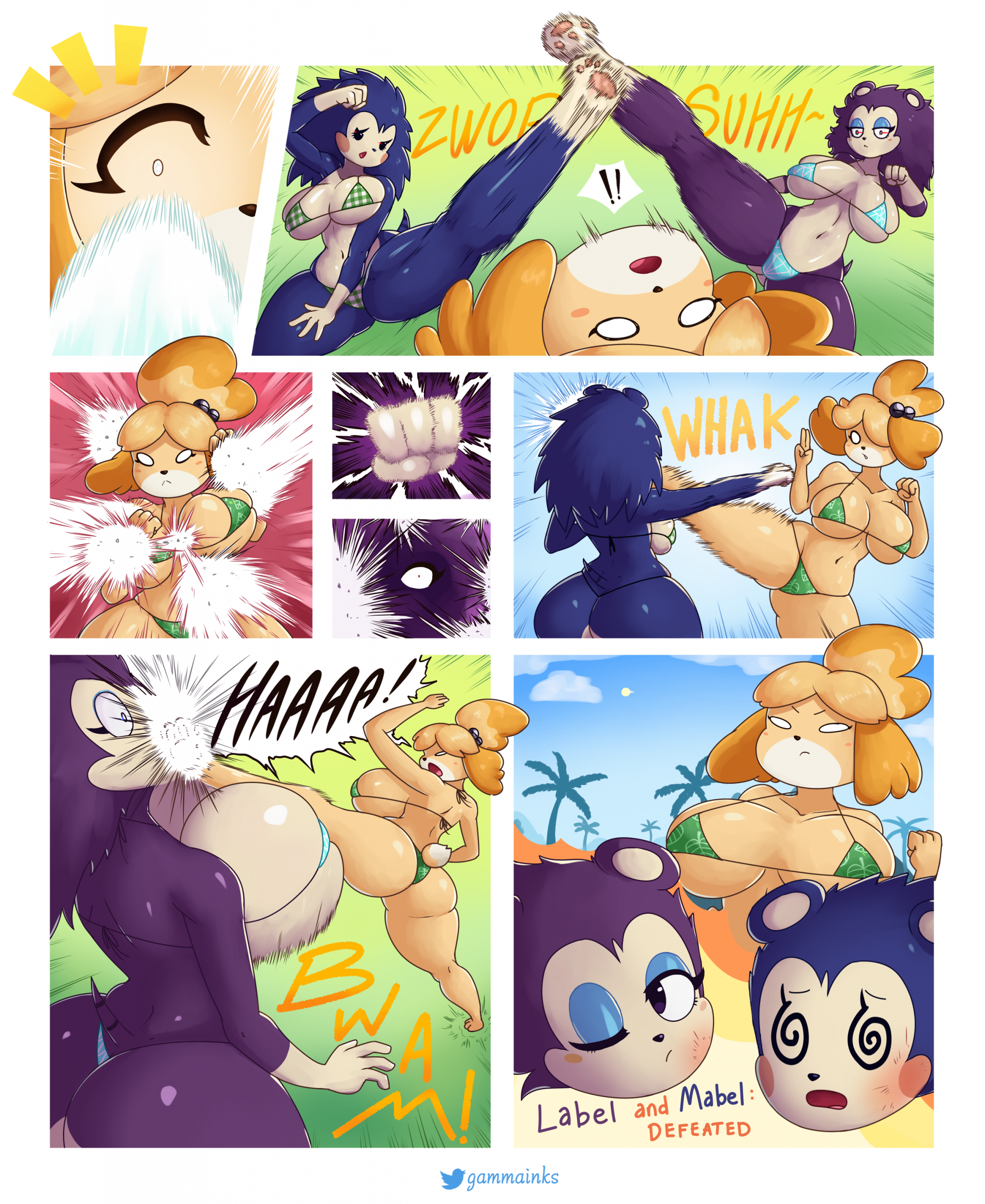 Isabelle's challenge porn comic picture 3