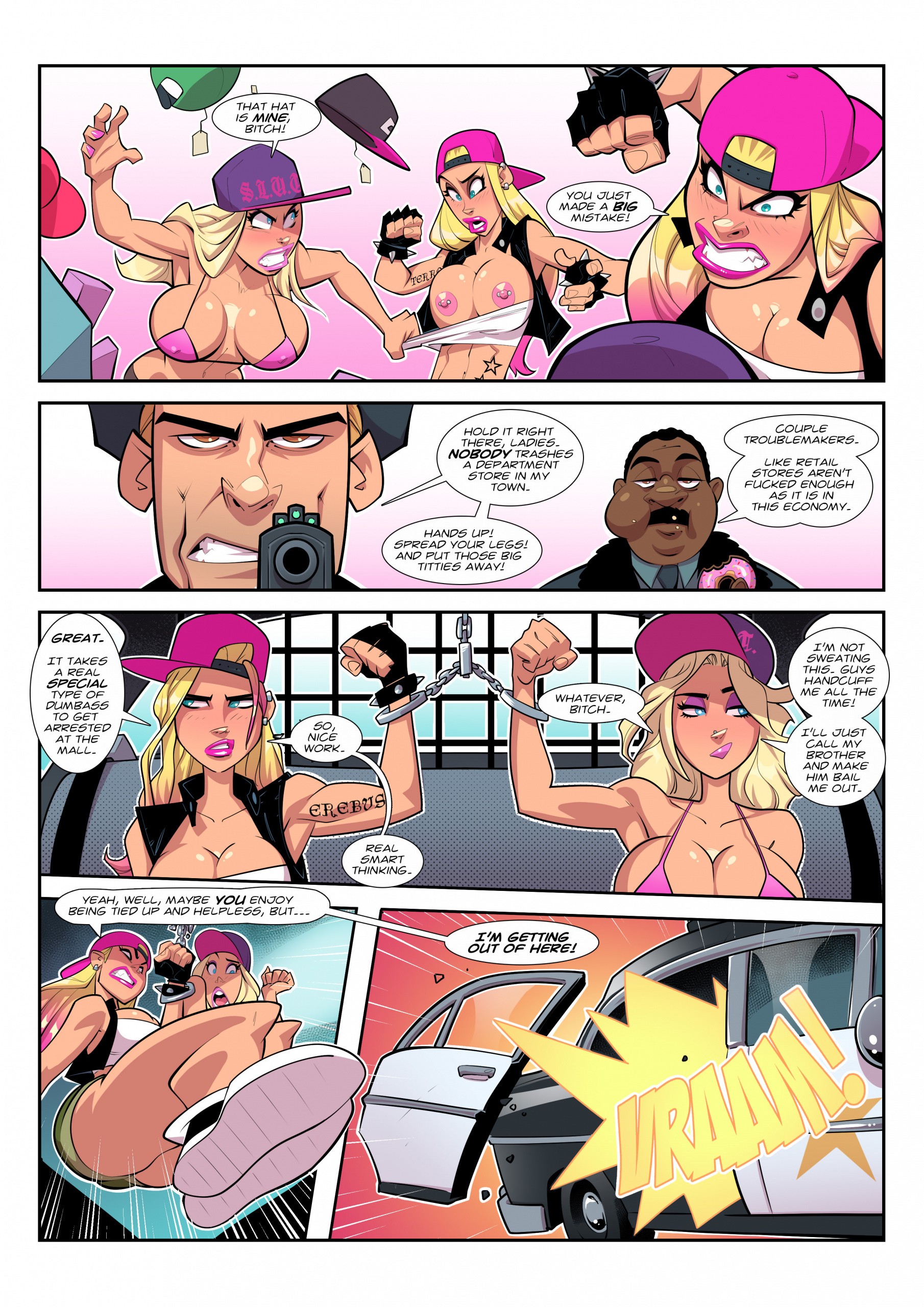 Jen And Amber Don't Get Along! porn comic picture 2