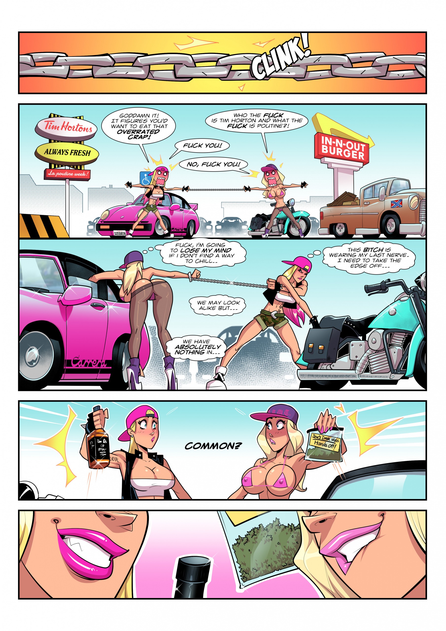 Jen And Amber Don't Get Along! porn comic picture 5