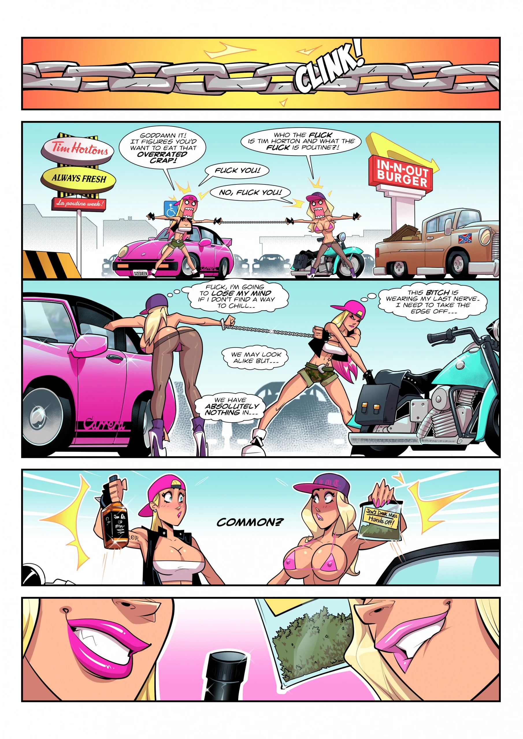 Jen And Amber Don't Get Along! porn comic picture 5
