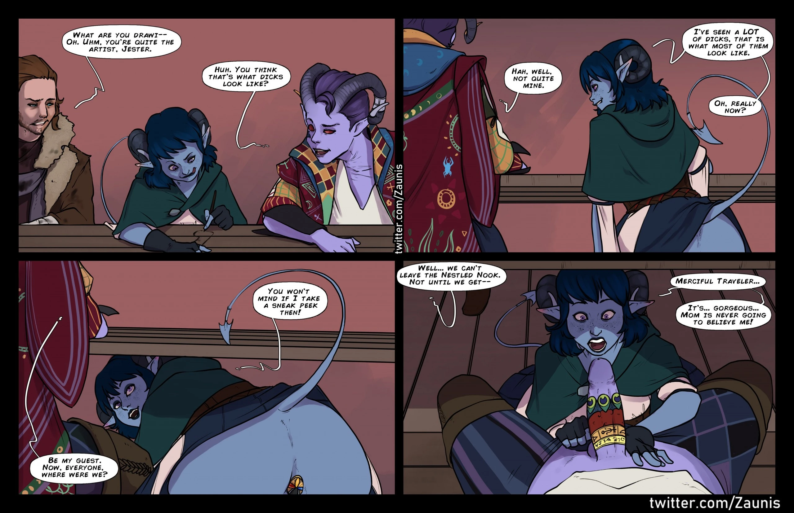 Jester Gets Around porn comic picture 2