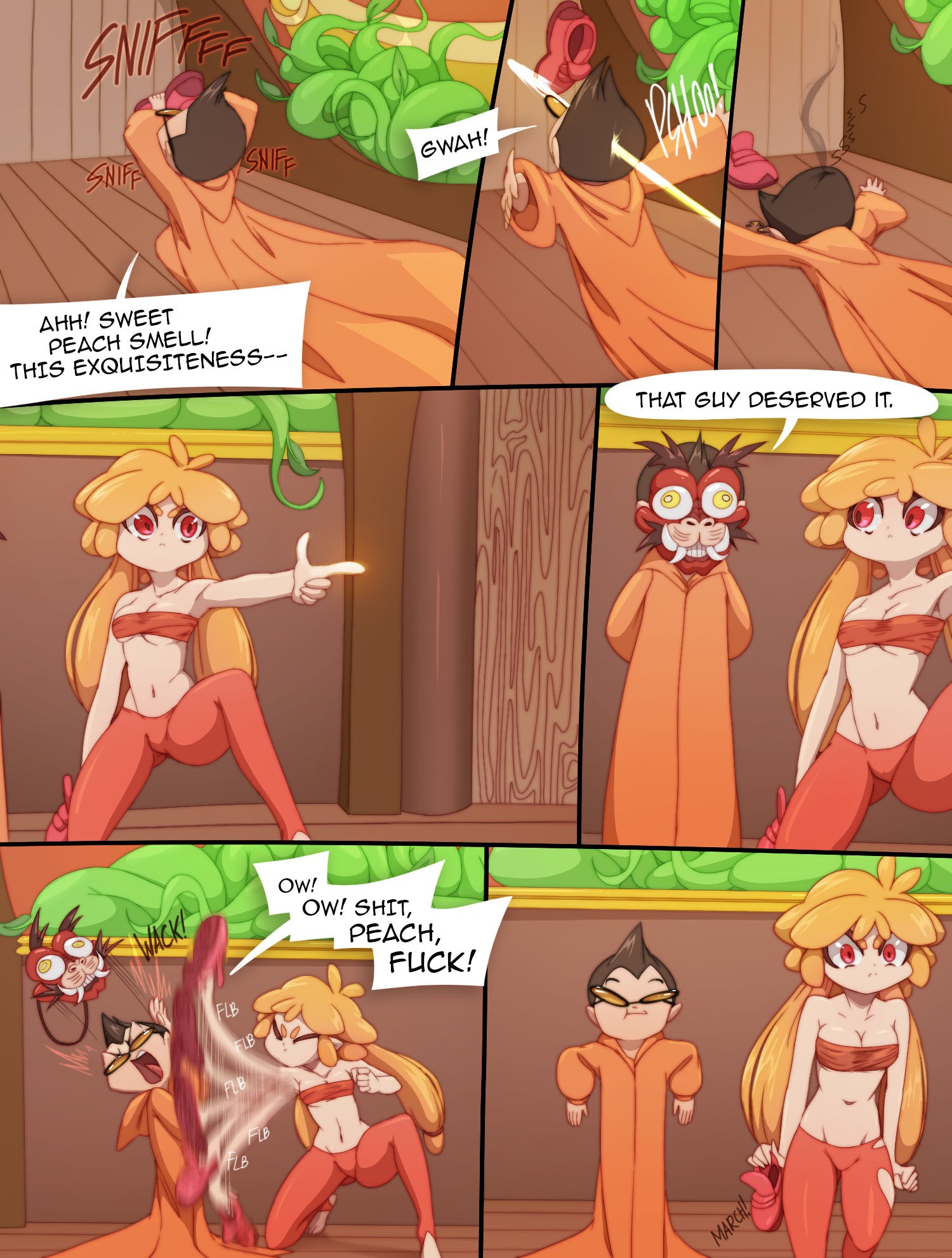 Juizzy Fruits: Peachy’s New Friends porn comic picture 18