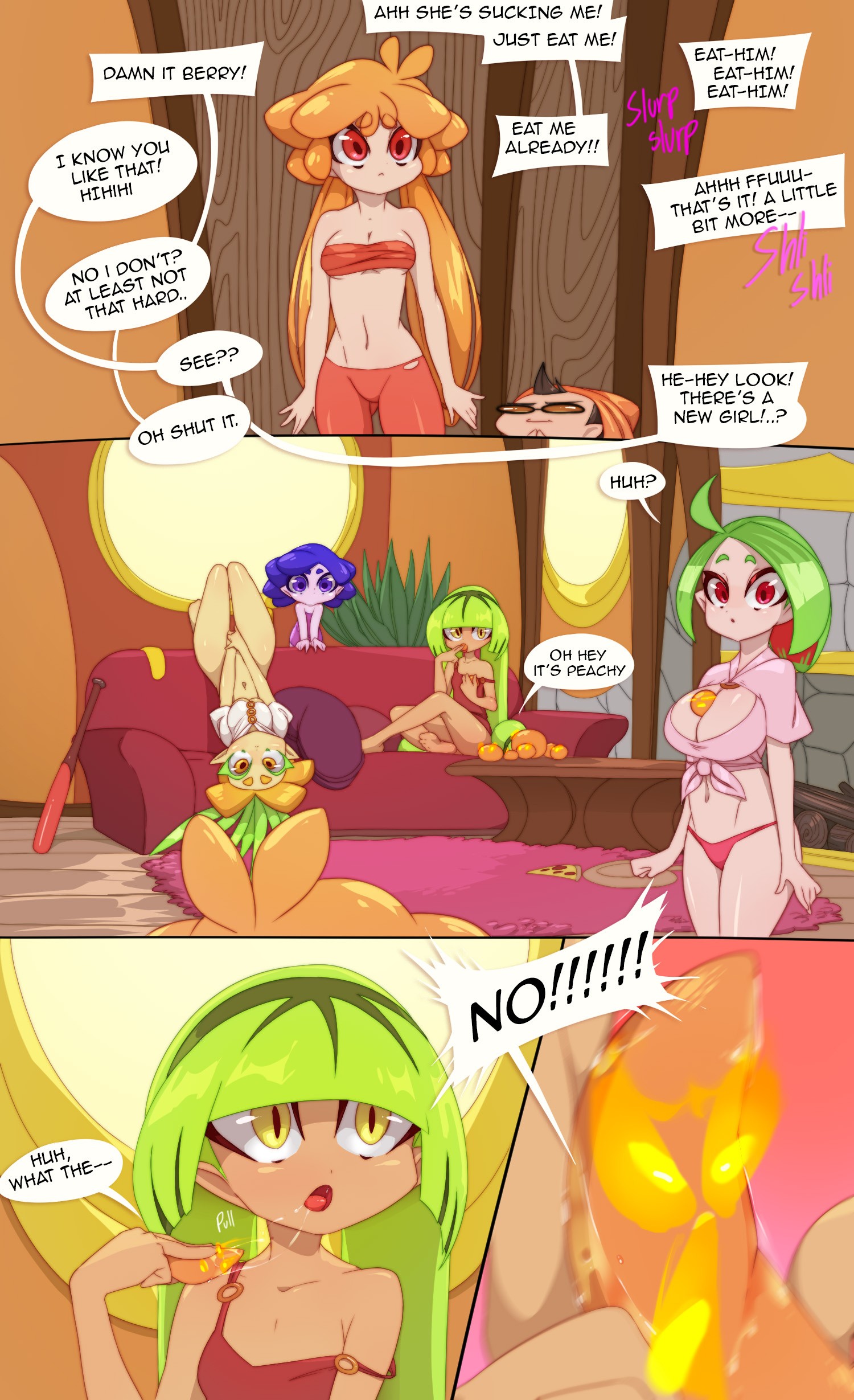 Juizzy Fruits: Peachy’s New Friends porn comic picture 25