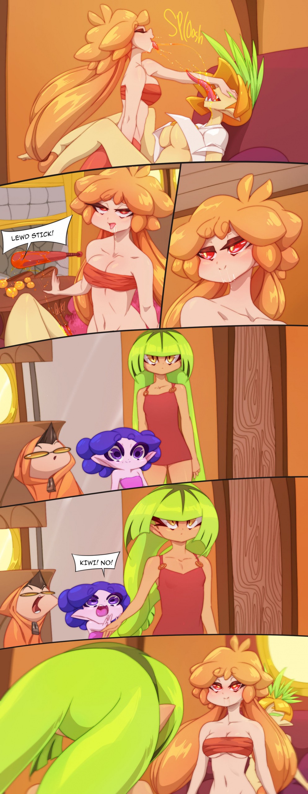 Juizzy Fruits: Peachy’s New Friends porn comic picture 42