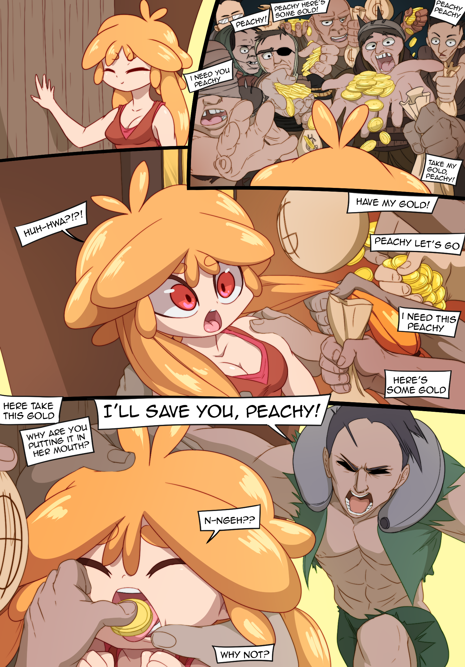 Juizzy Fruits: Peachy’s New Friends porn comic picture 7