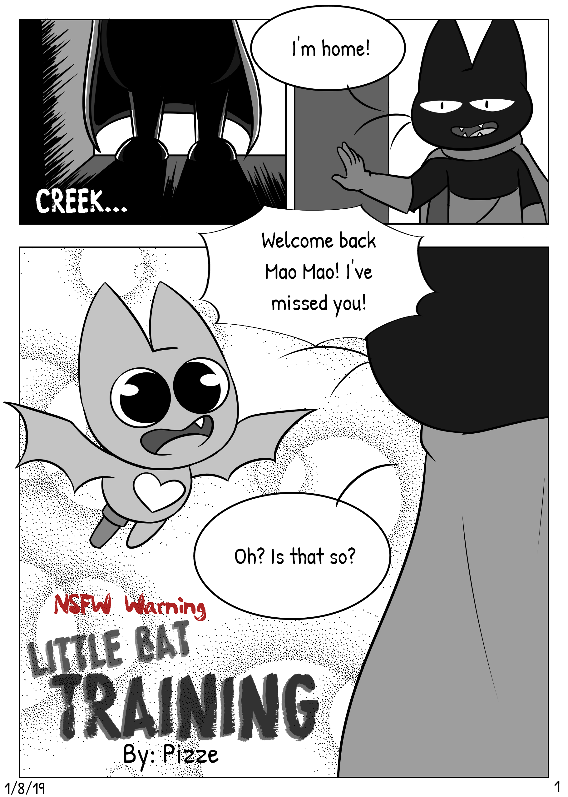 Little Bat Training porn comic picture 1