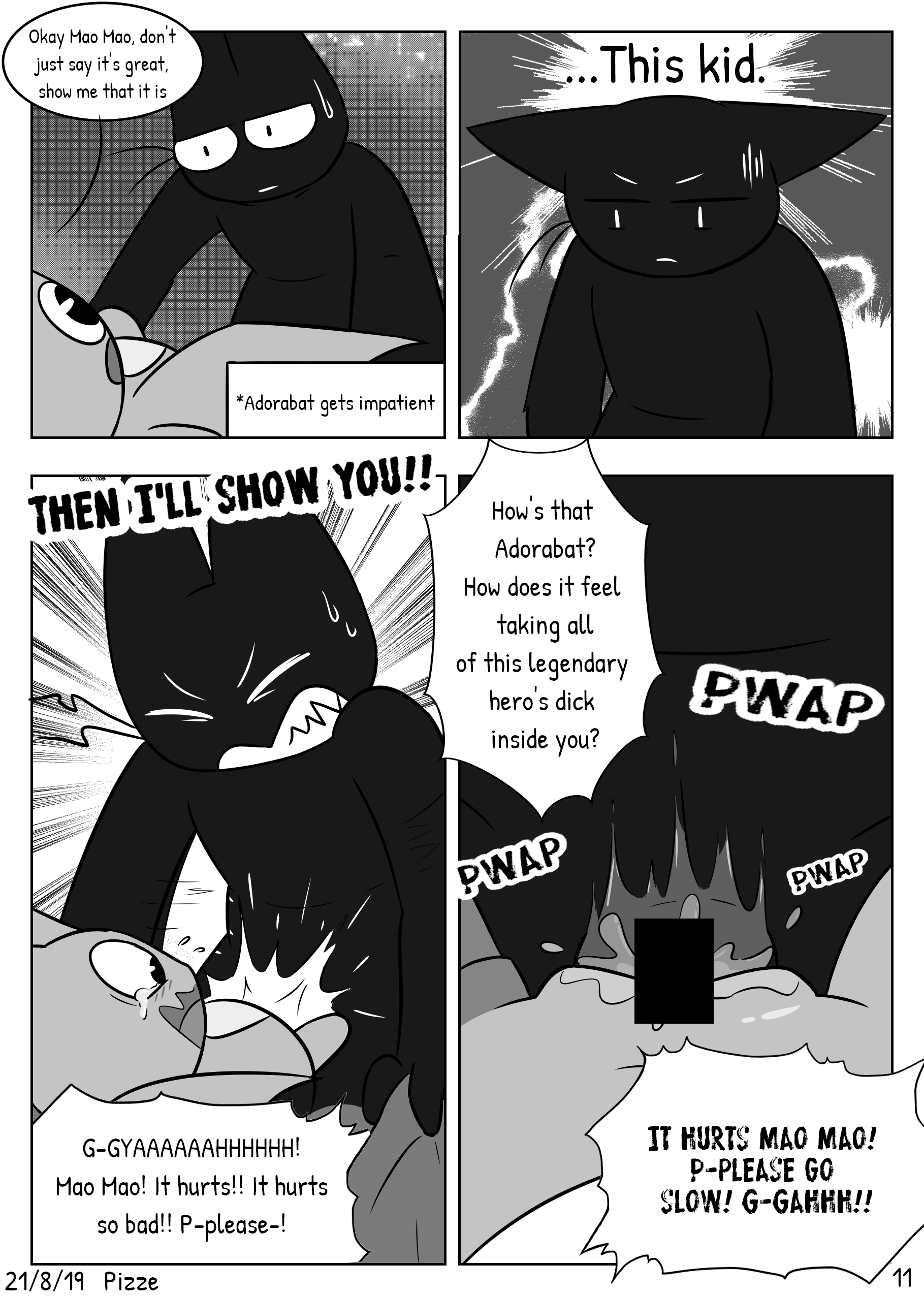 Little Bat Training porn comic picture 11