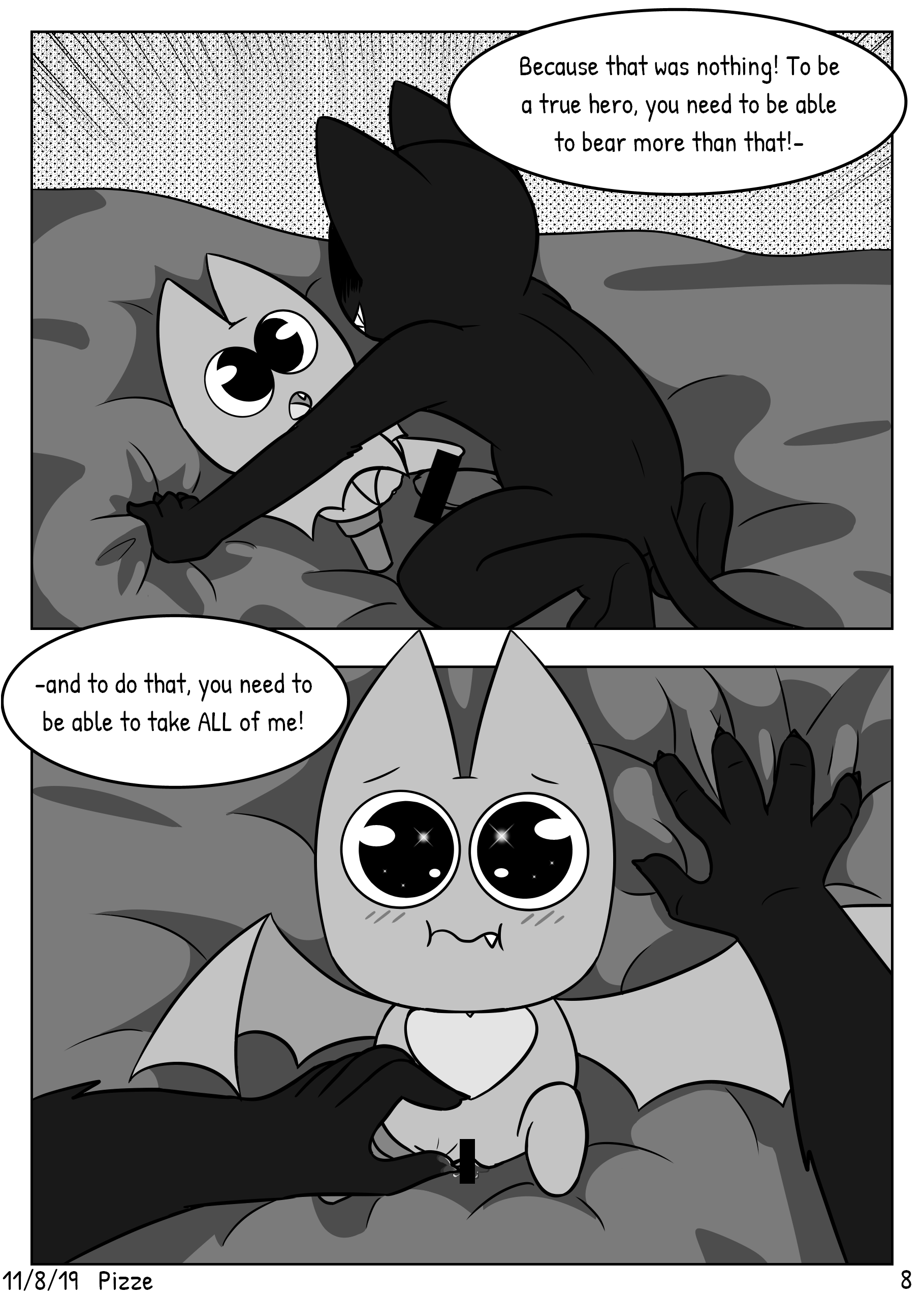 Little Bat Training porn comic picture 8