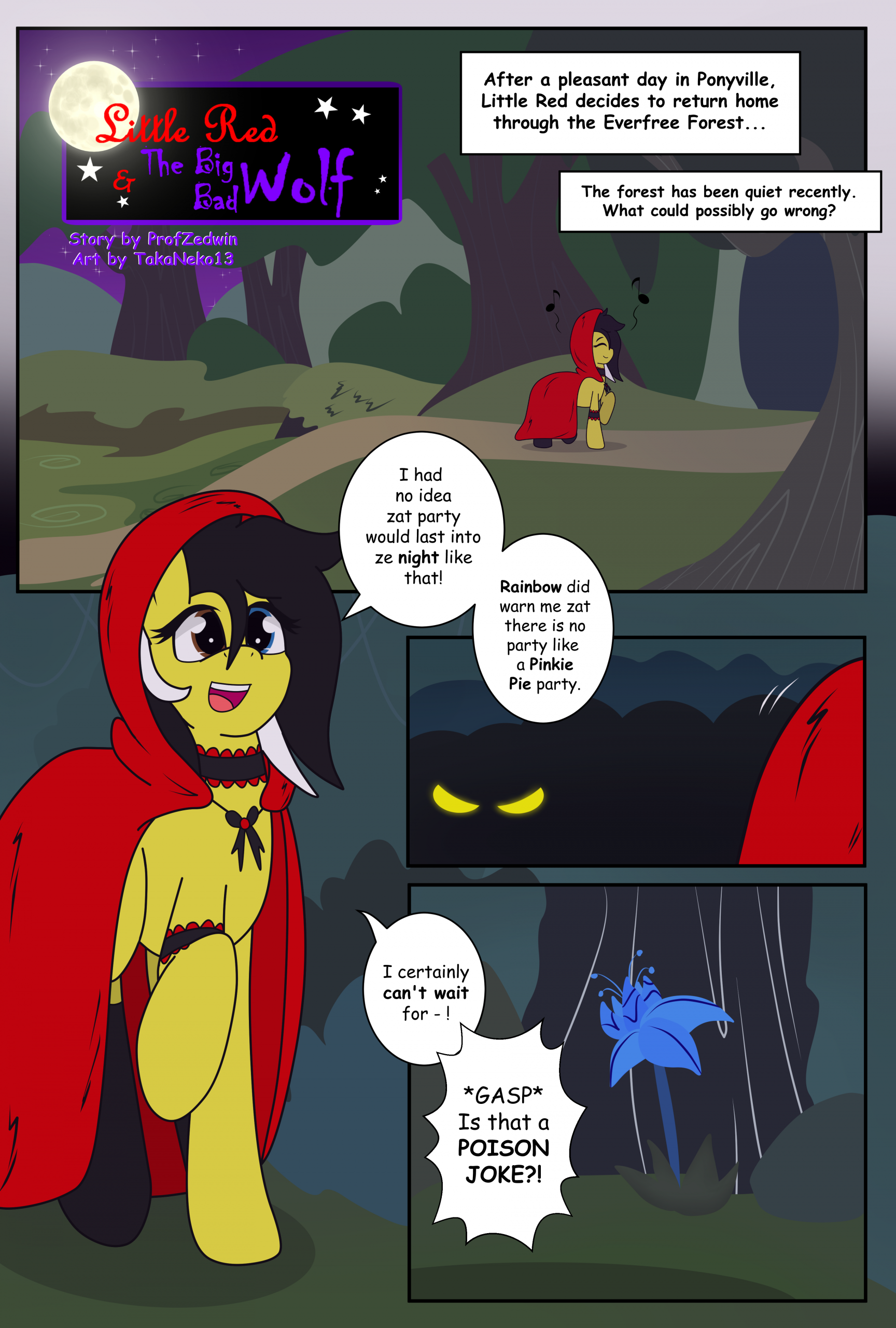 Little Red and the Big Bad Wolf porn comic picture 1
