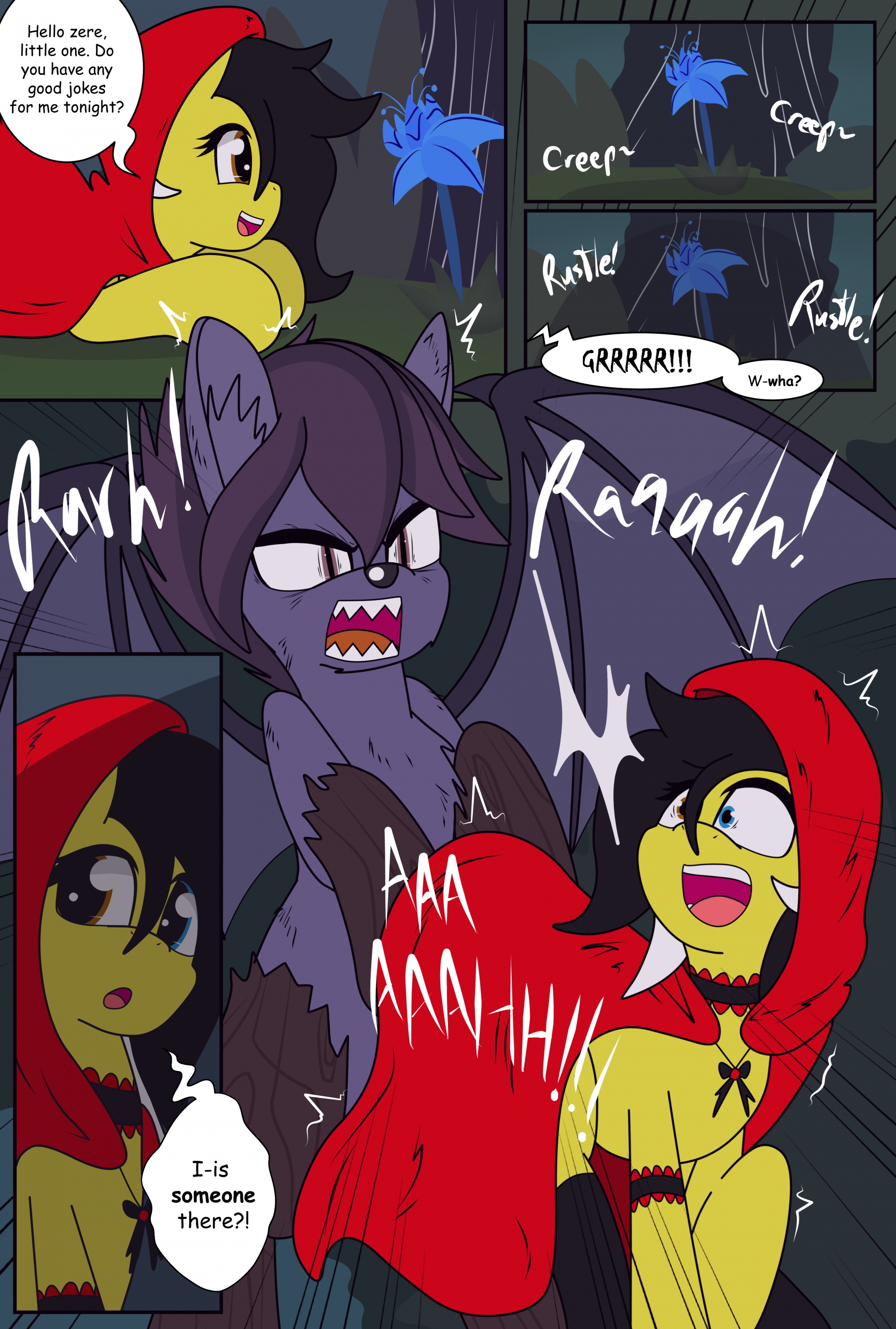 Little Red and the Big Bad Wolf porn comic picture 2
