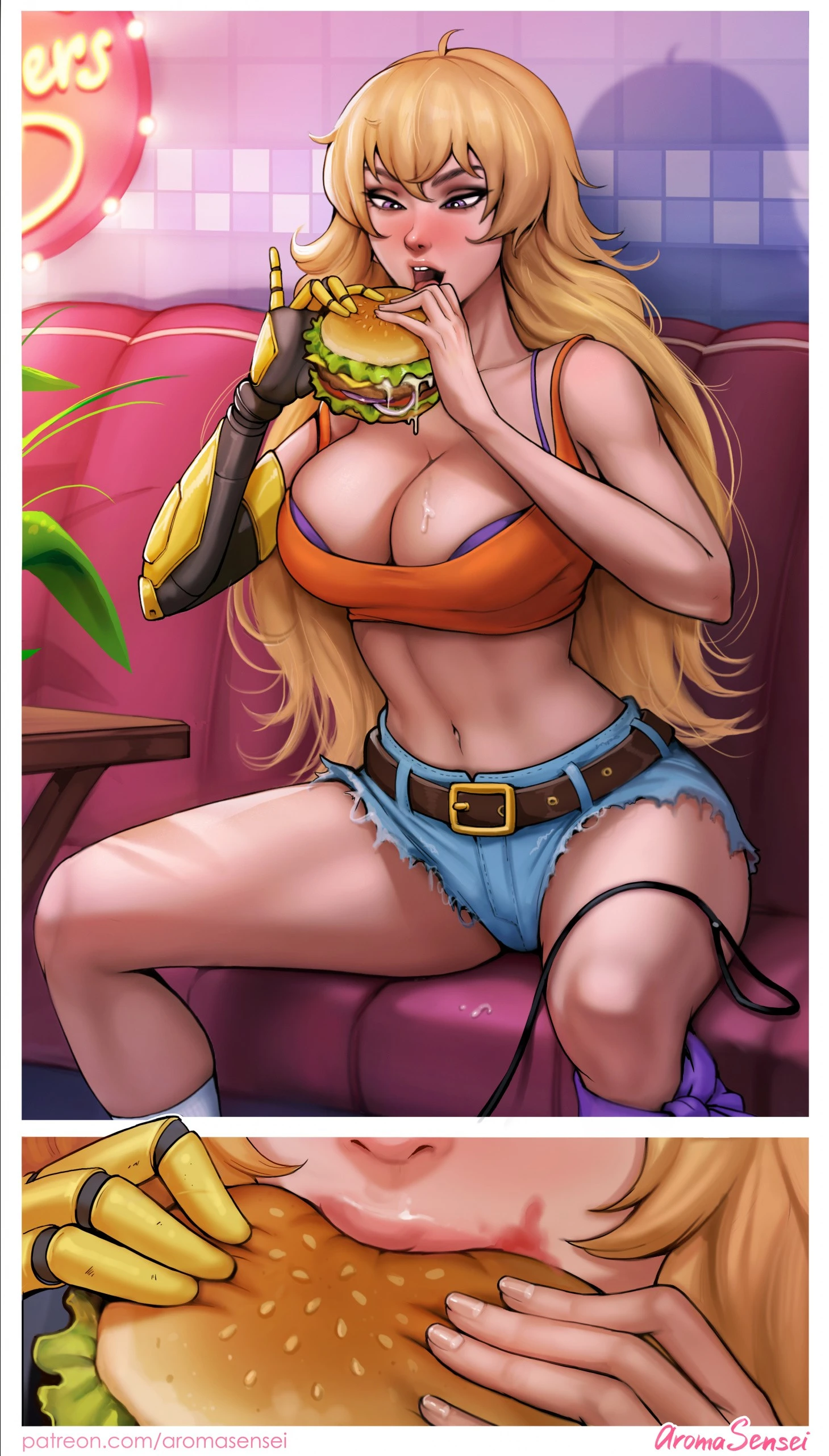 Lunch time porn comic picture 1