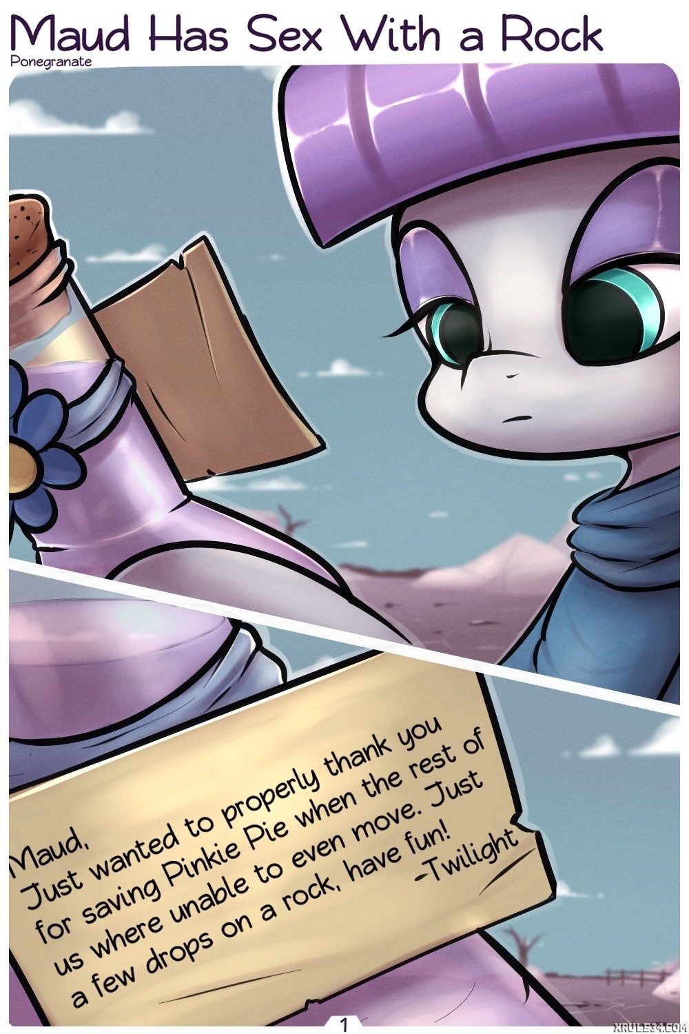 Maud Has Sex With a Rock porn comic picture 1