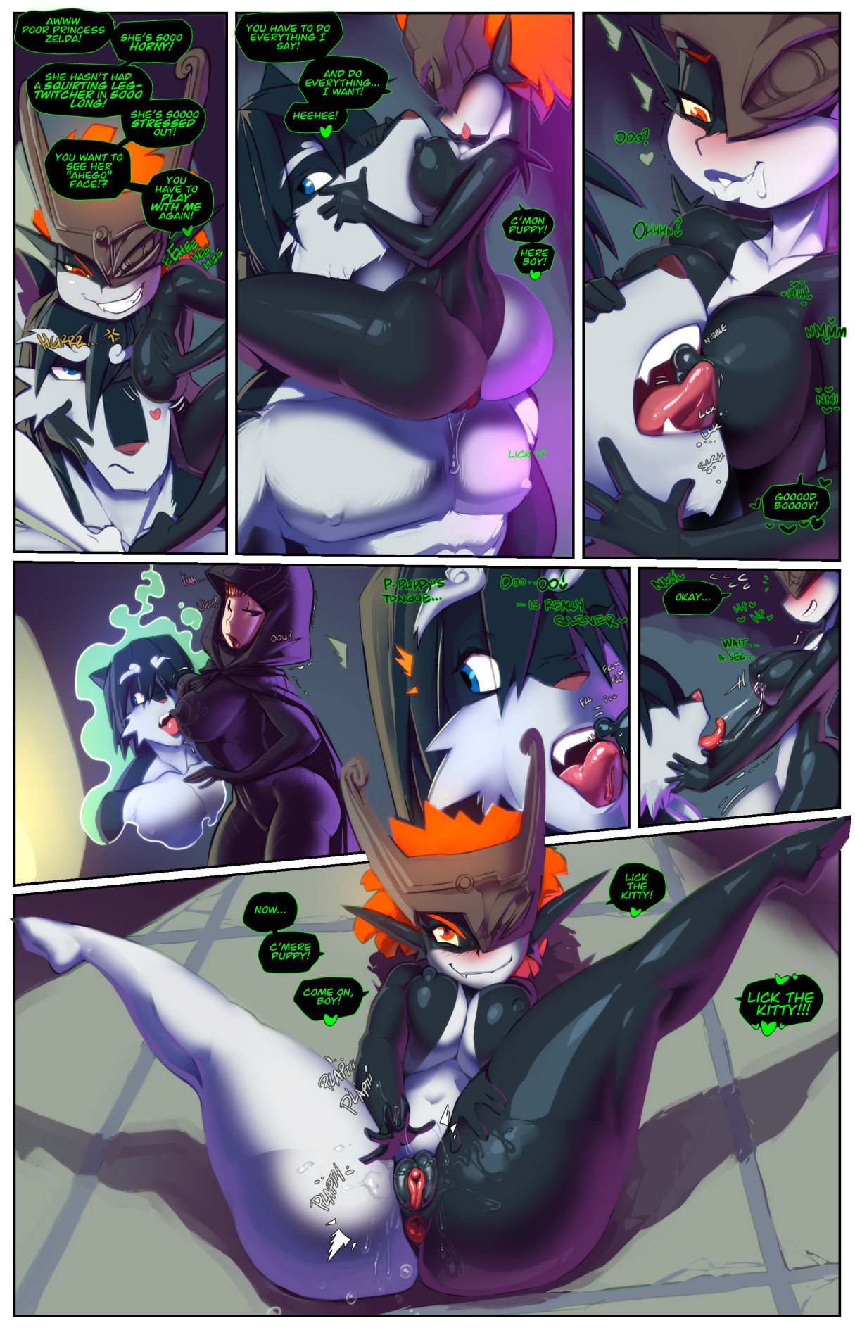 Midna's Link porn comic picture 2