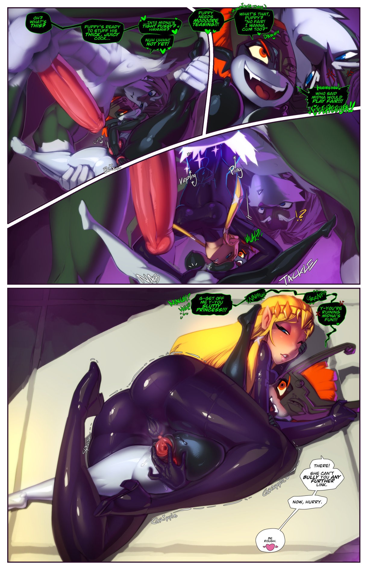 Midna's Link porn comic picture 5