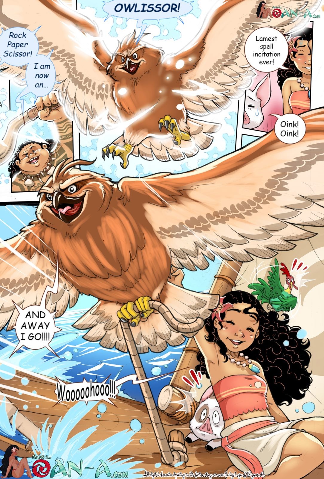 Moan-a Moana Lost - 2 porn comic picture 3
