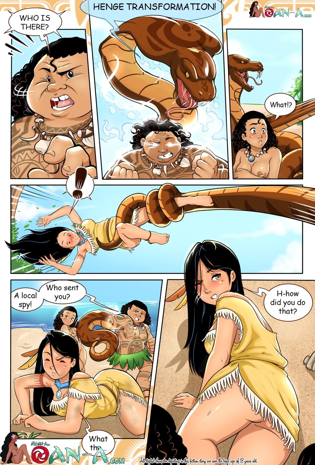 Moan-a Moana Lost - 2 porn comic picture 6