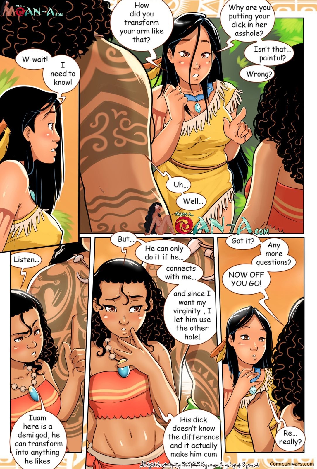 Moan-a Moana Lost - 2 porn comic picture 8