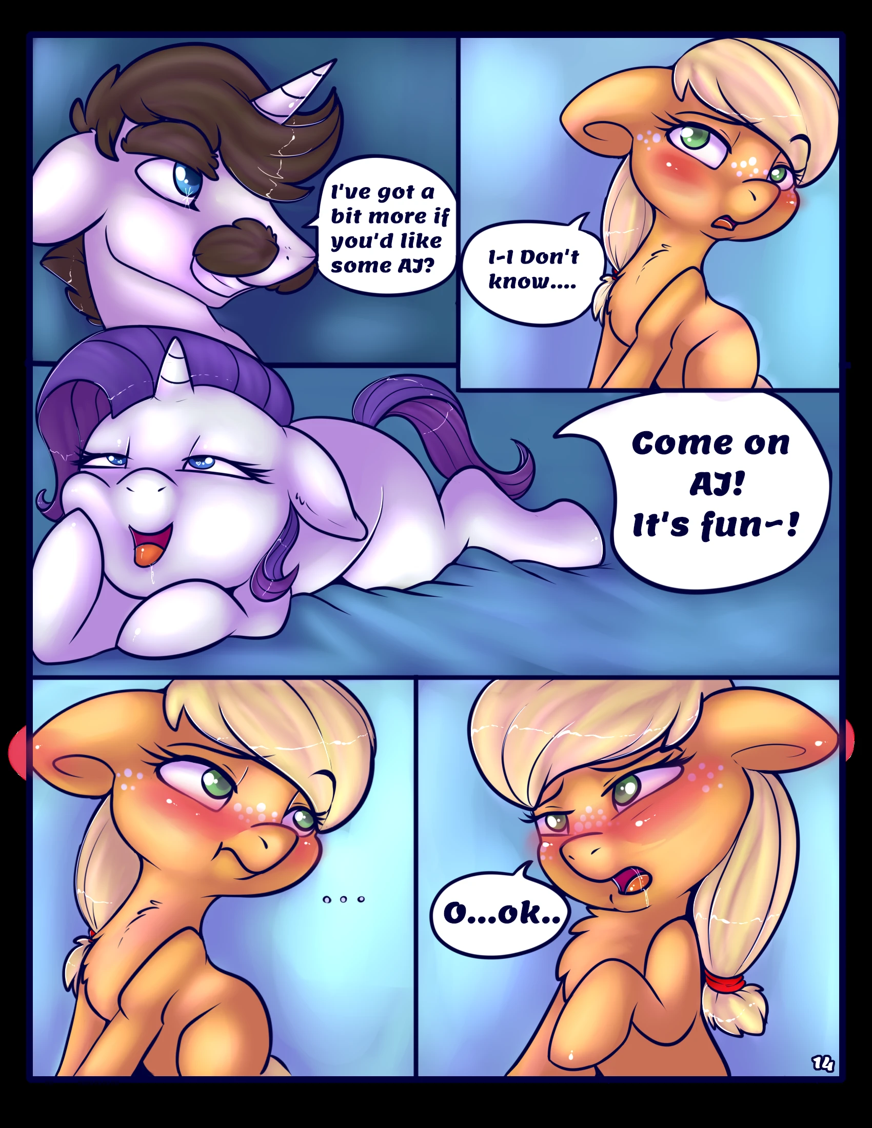 Movie Night - MLP porn comic picture 14