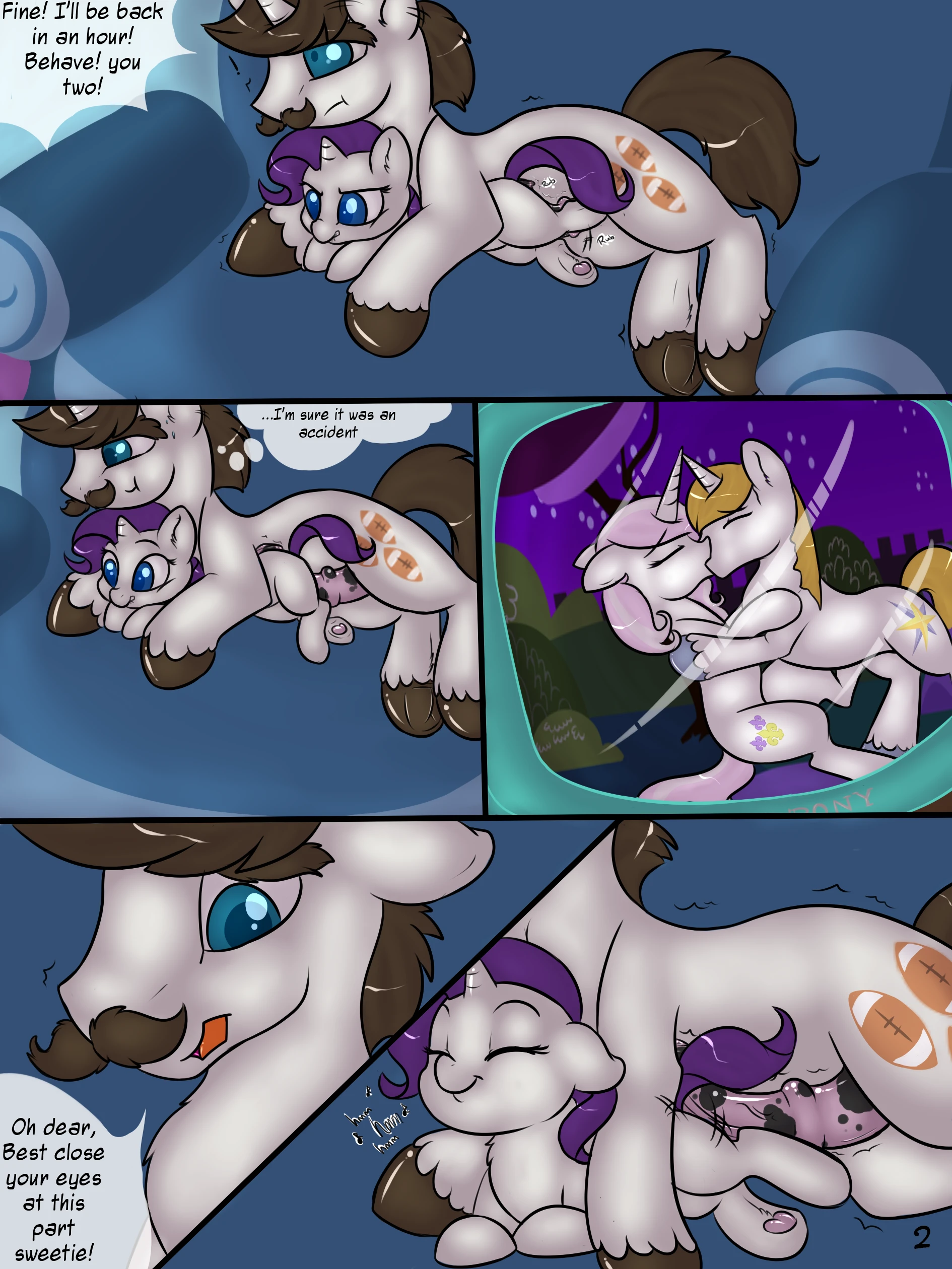 Movie Night - MLP porn comic picture 2