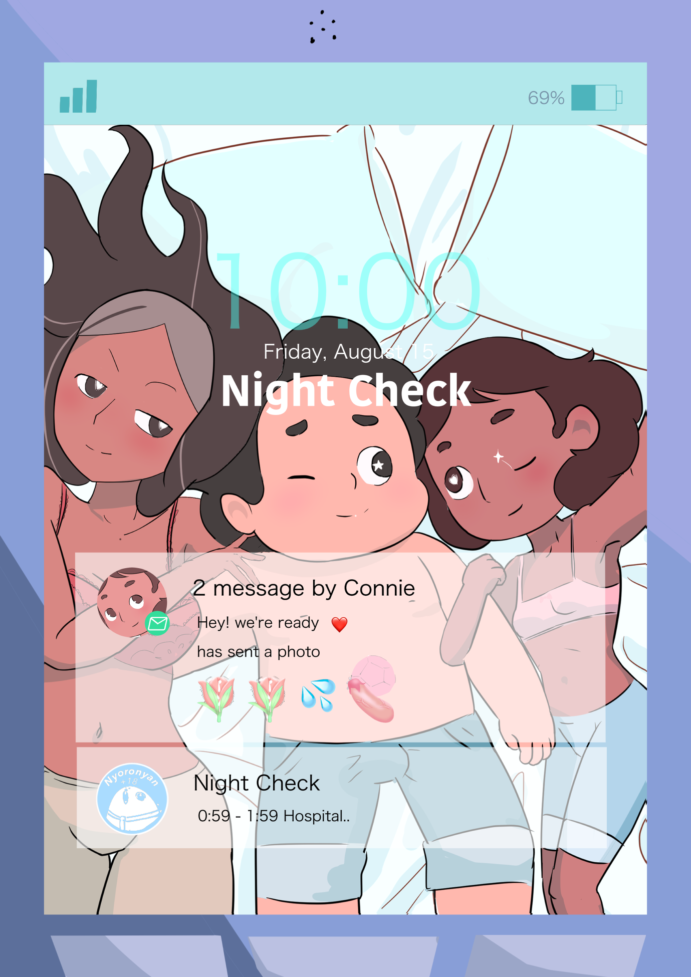 Night Check porn comic picture 1