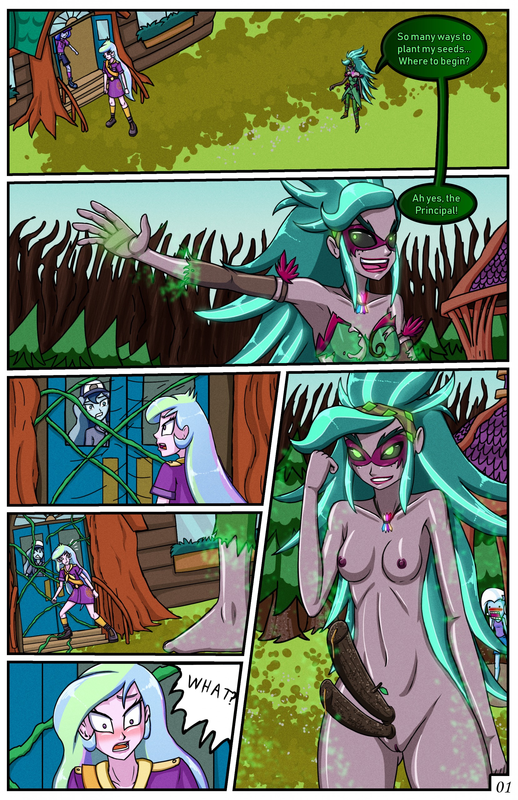 Nightmare of Everfree porn comic picture 2