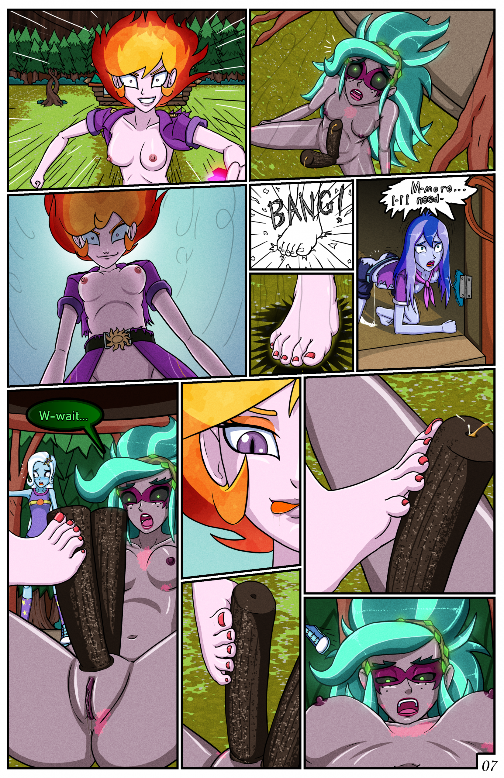 Nightmare of Everfree porn comic picture 8