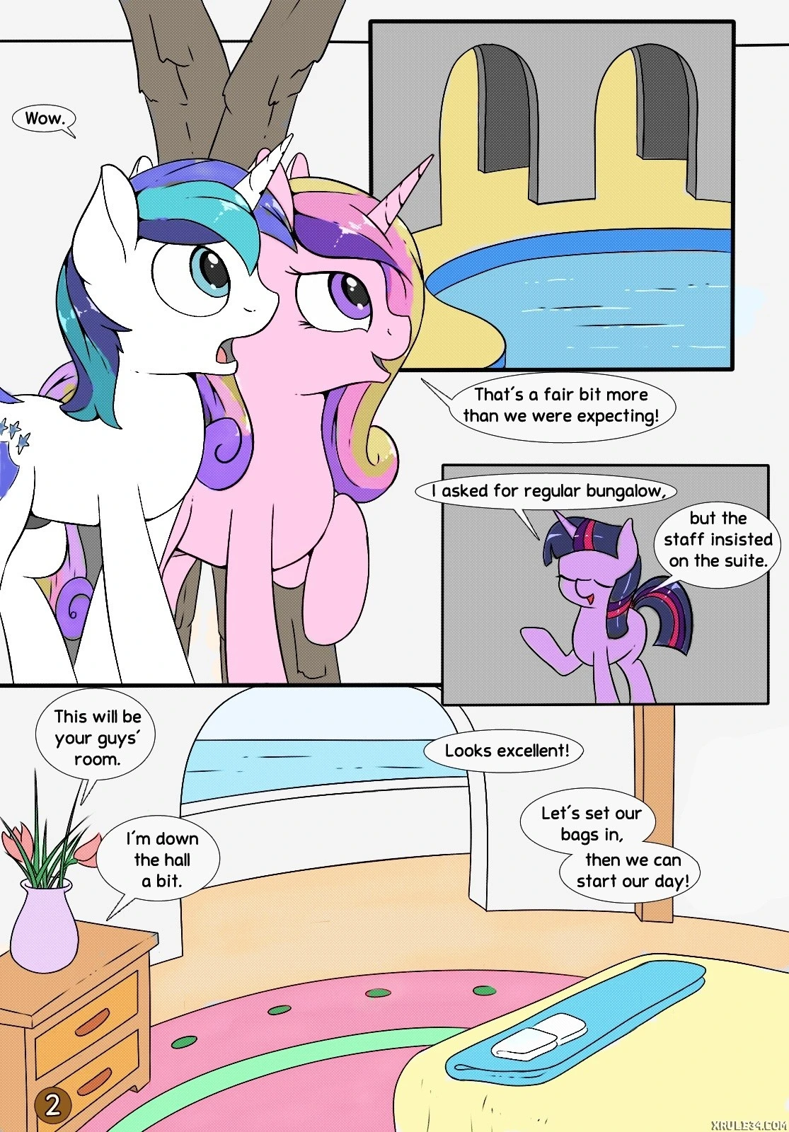 Not So Relaxing Vacation porn comic picture 2