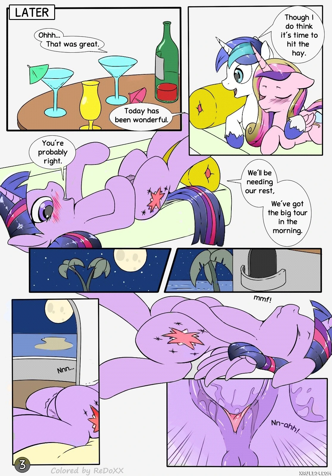 Not So Relaxing Vacation porn comic picture 3