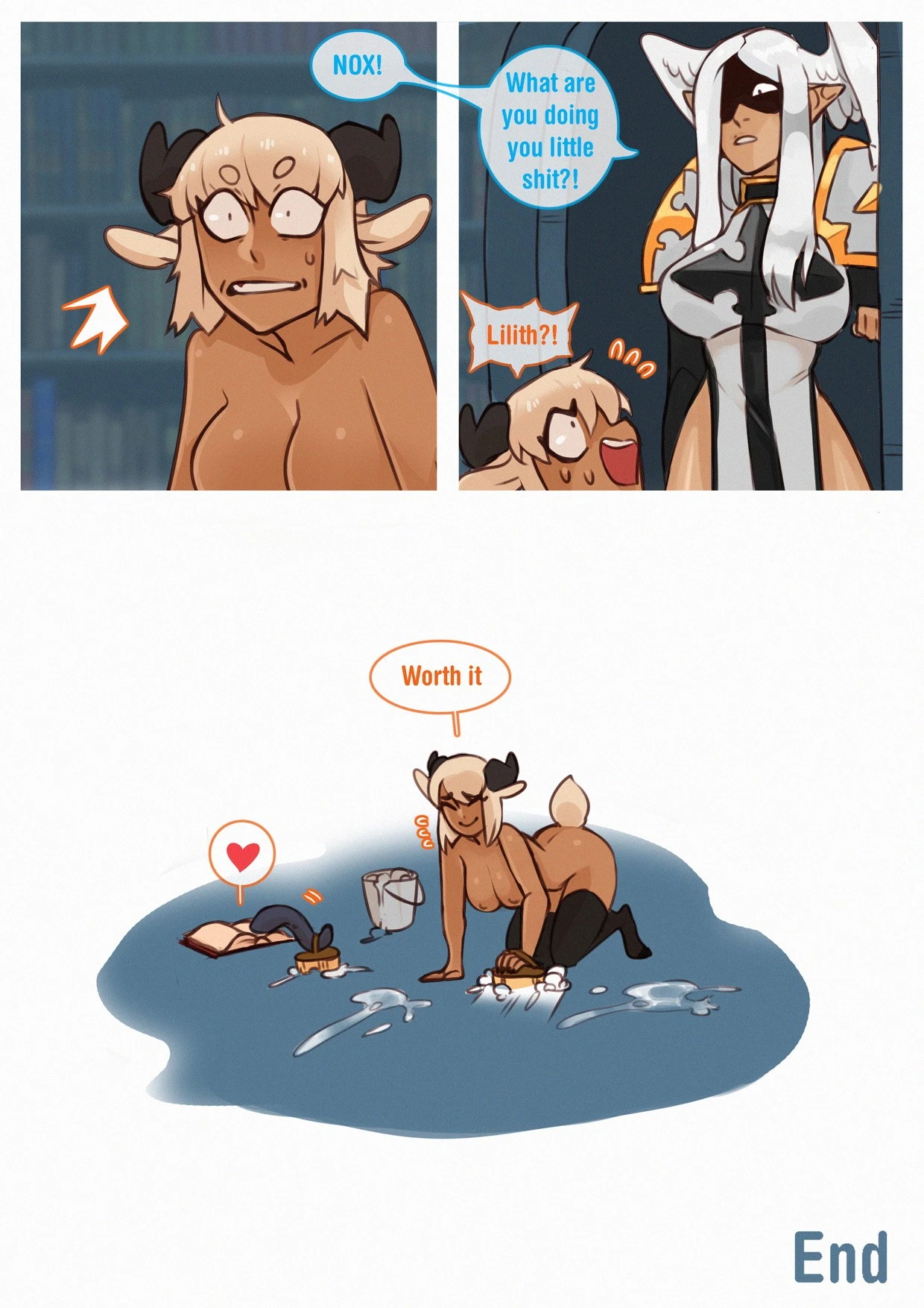 Nox and the Demon porn comic picture 7