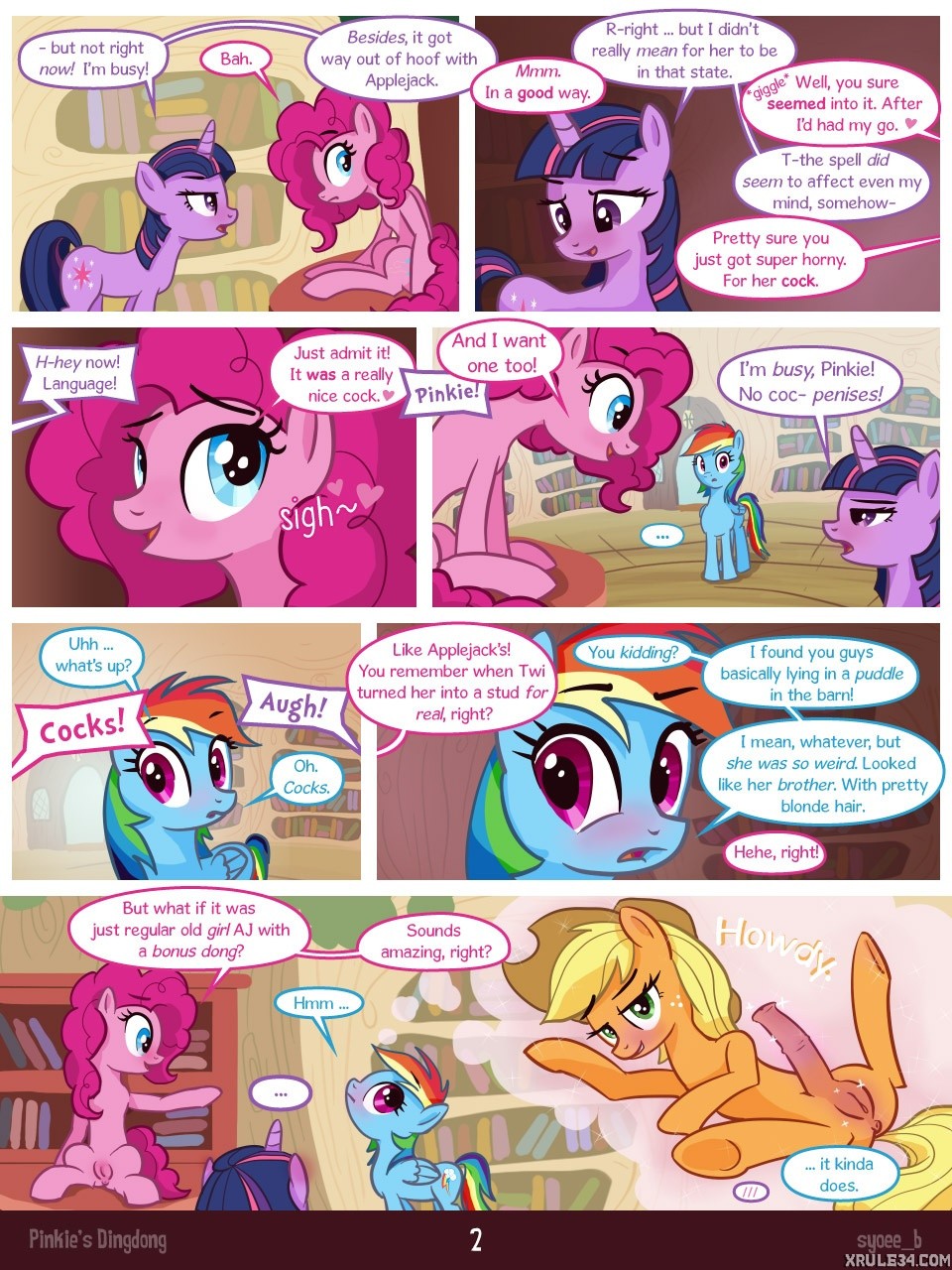 Pinkie's Dingdong porn comic picture 2