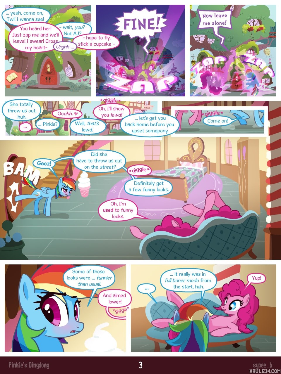 Pinkie's Dingdong porn comic picture 3