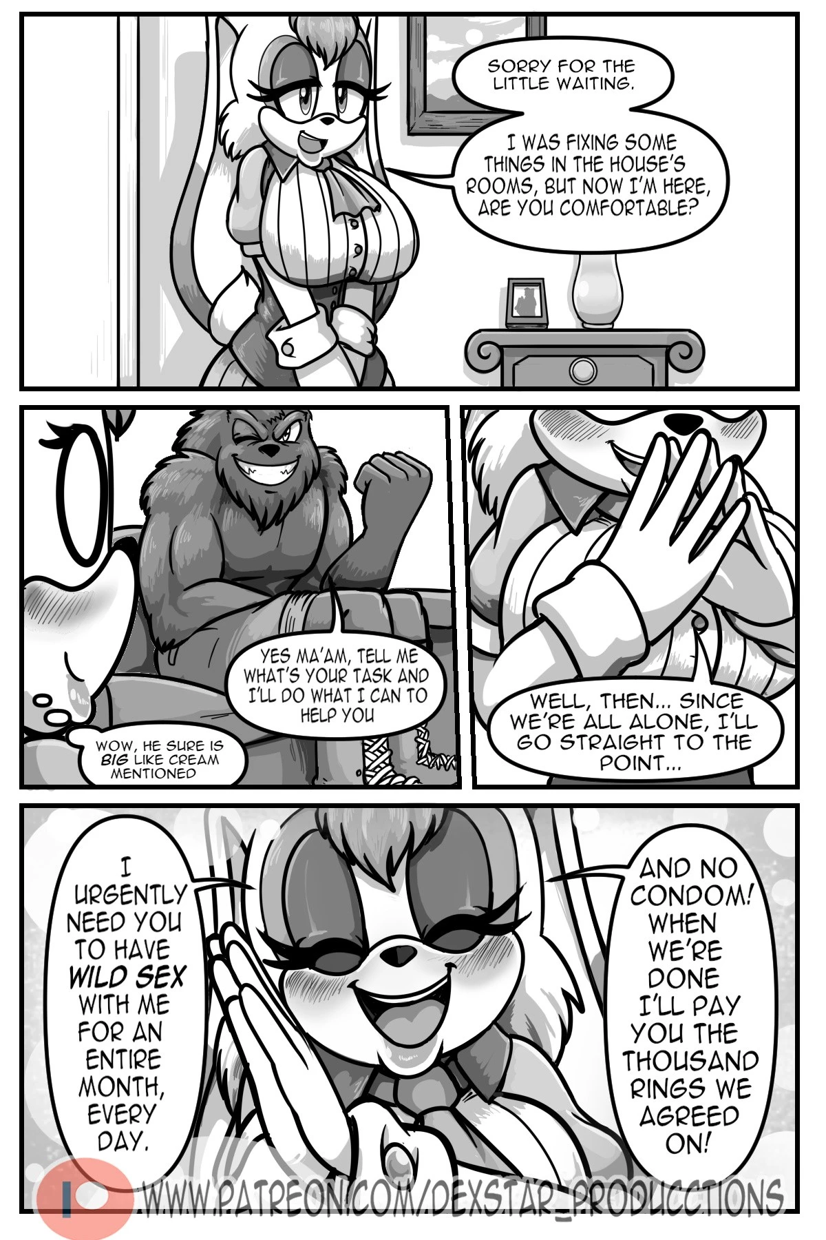 Please fuck me porn comic picture 5
