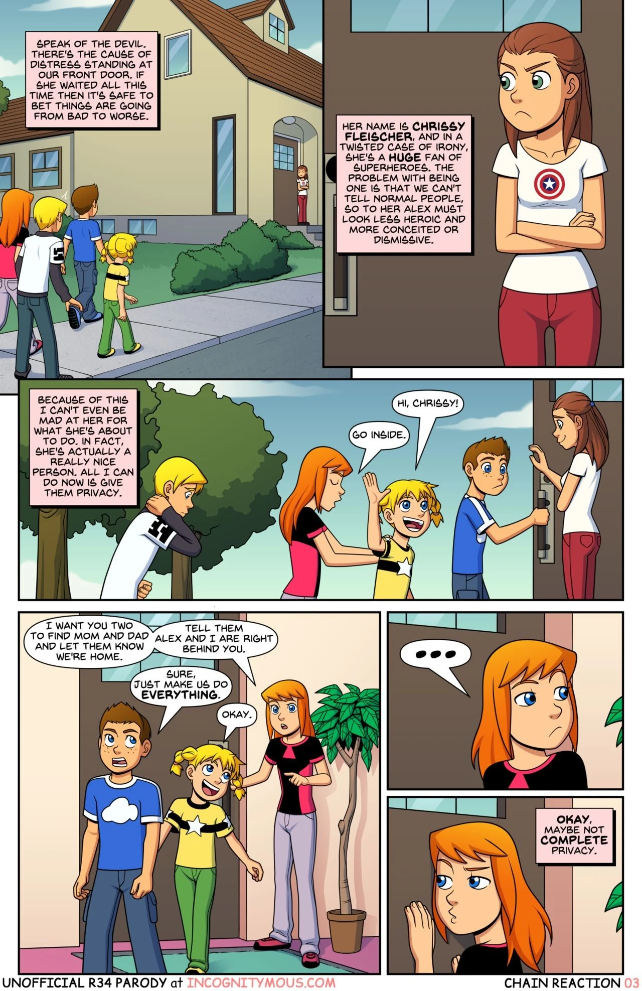 Power Pack - Chain Reaction porn comic picture 4