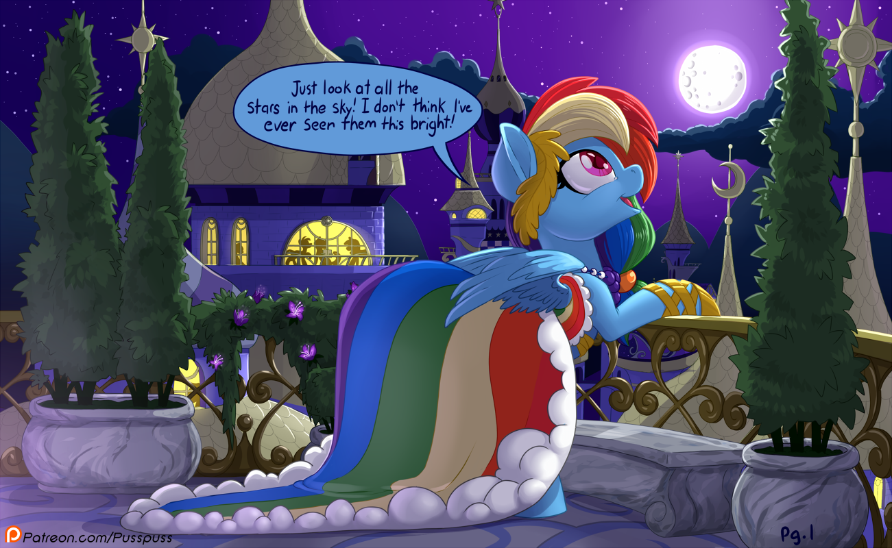 Rainbow Dash and You Attend the Gala porn comic picture 1