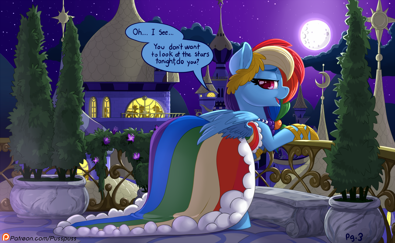 Rainbow Dash and You Attend the Gala porn comic picture 3