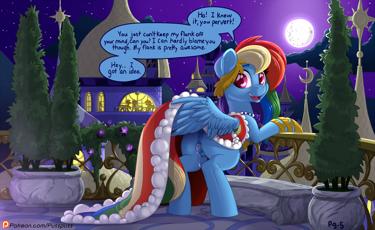 Rainbow Dash and You Attend the Gala porn comic picture 5