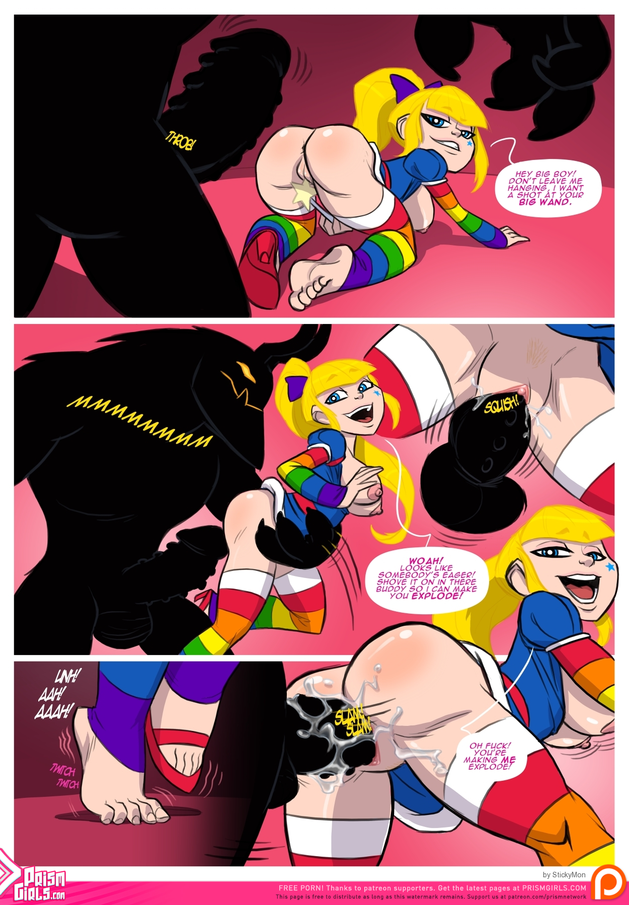 Rainbow Sprite Hunger of the Shadow Beasts porn comic picture 12