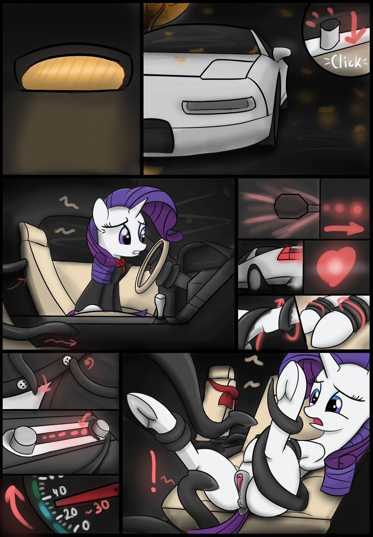 Rarity's Car porn comic picture 5