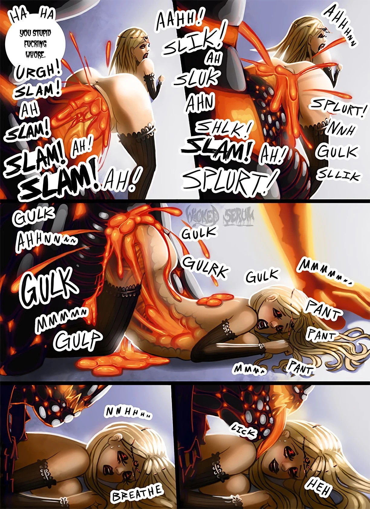 Riling the Beast porn comic picture 11