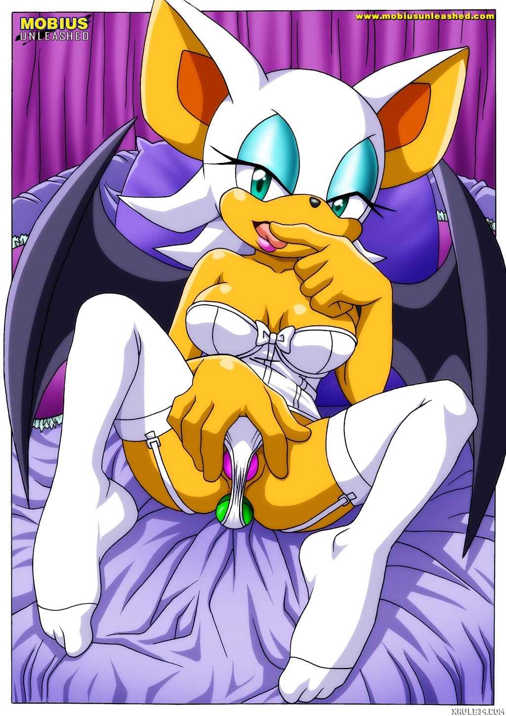 Rouge's Lonesome Night porn comic picture 7