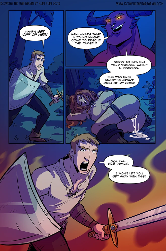 Rowena the Barbarian porn comic picture 31