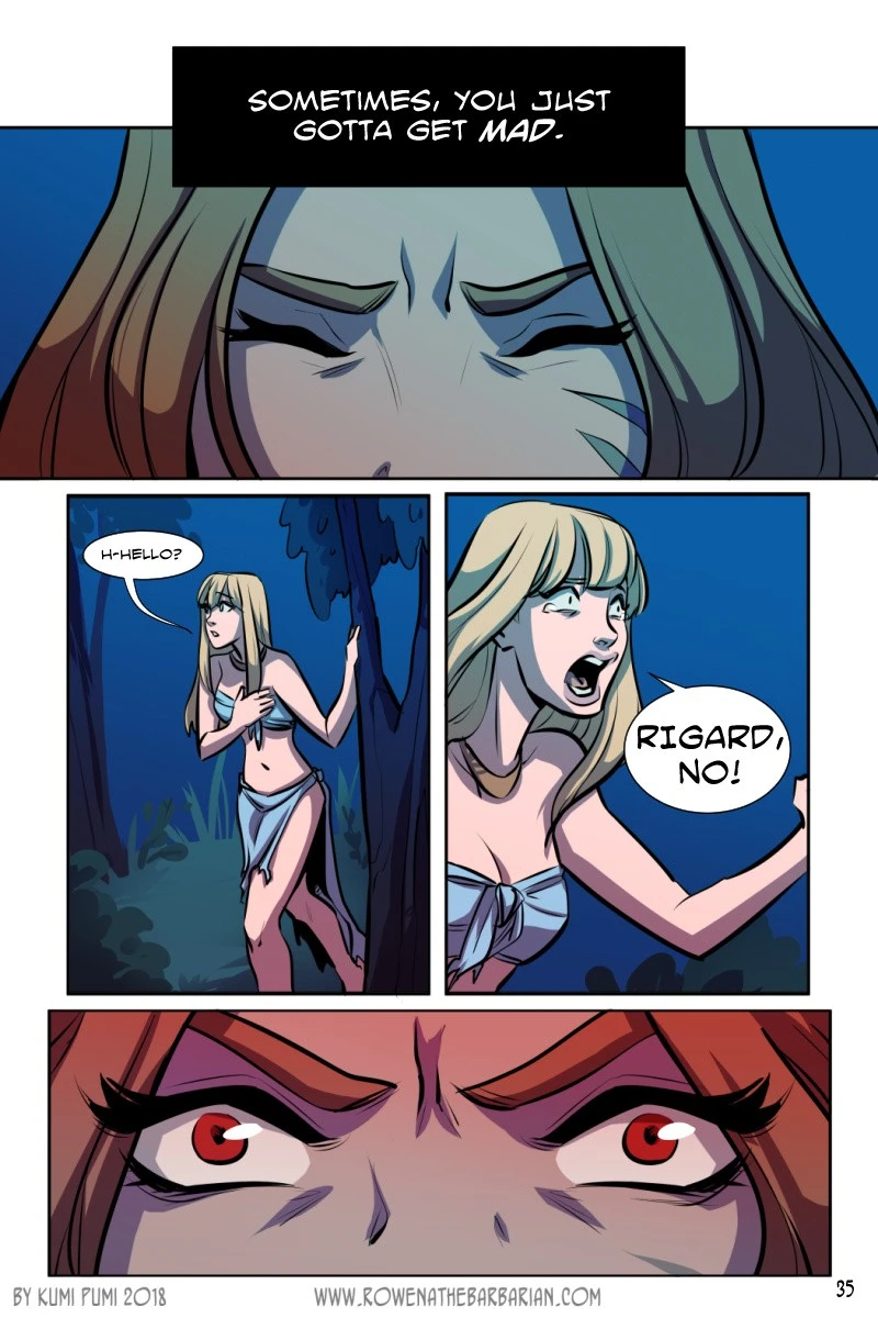 Rowena the Barbarian porn comic picture 37