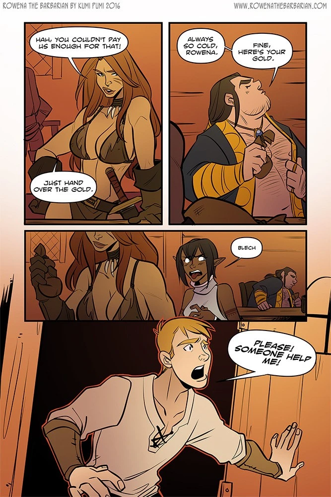 Rowena the Barbarian porn comic picture 7