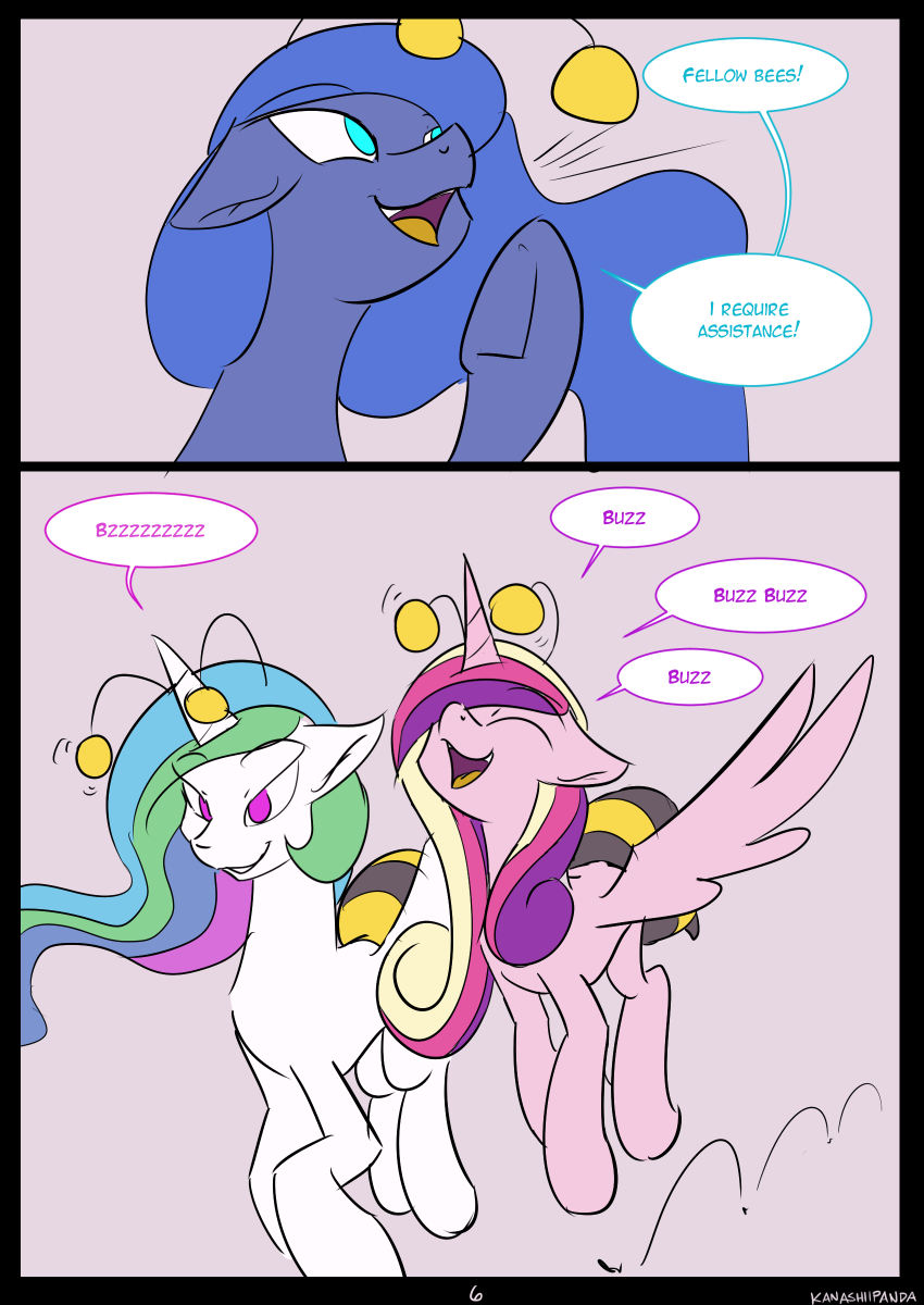 Royal Bee porn comic picture 6