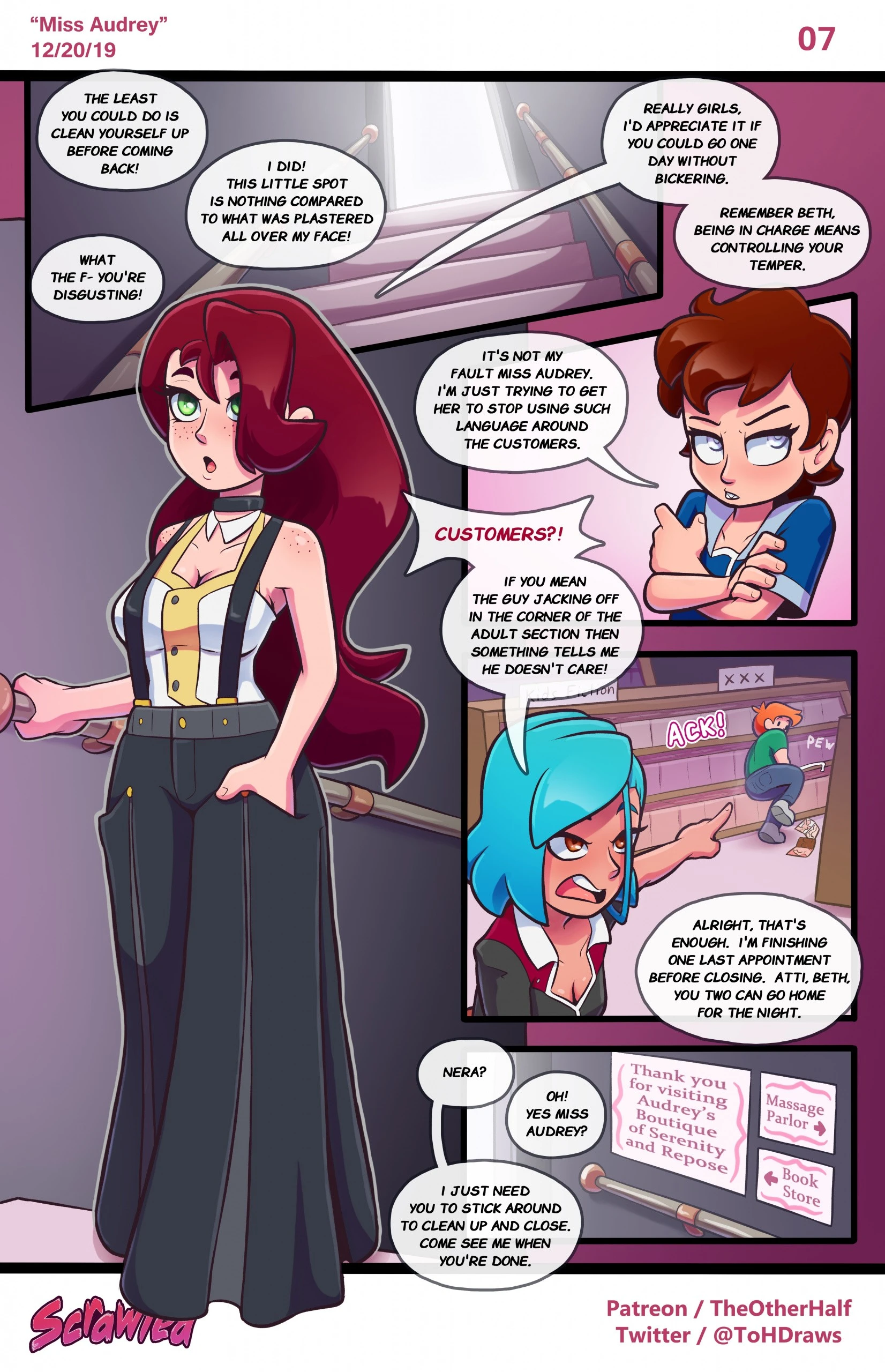 Scrawled porn comic picture 8