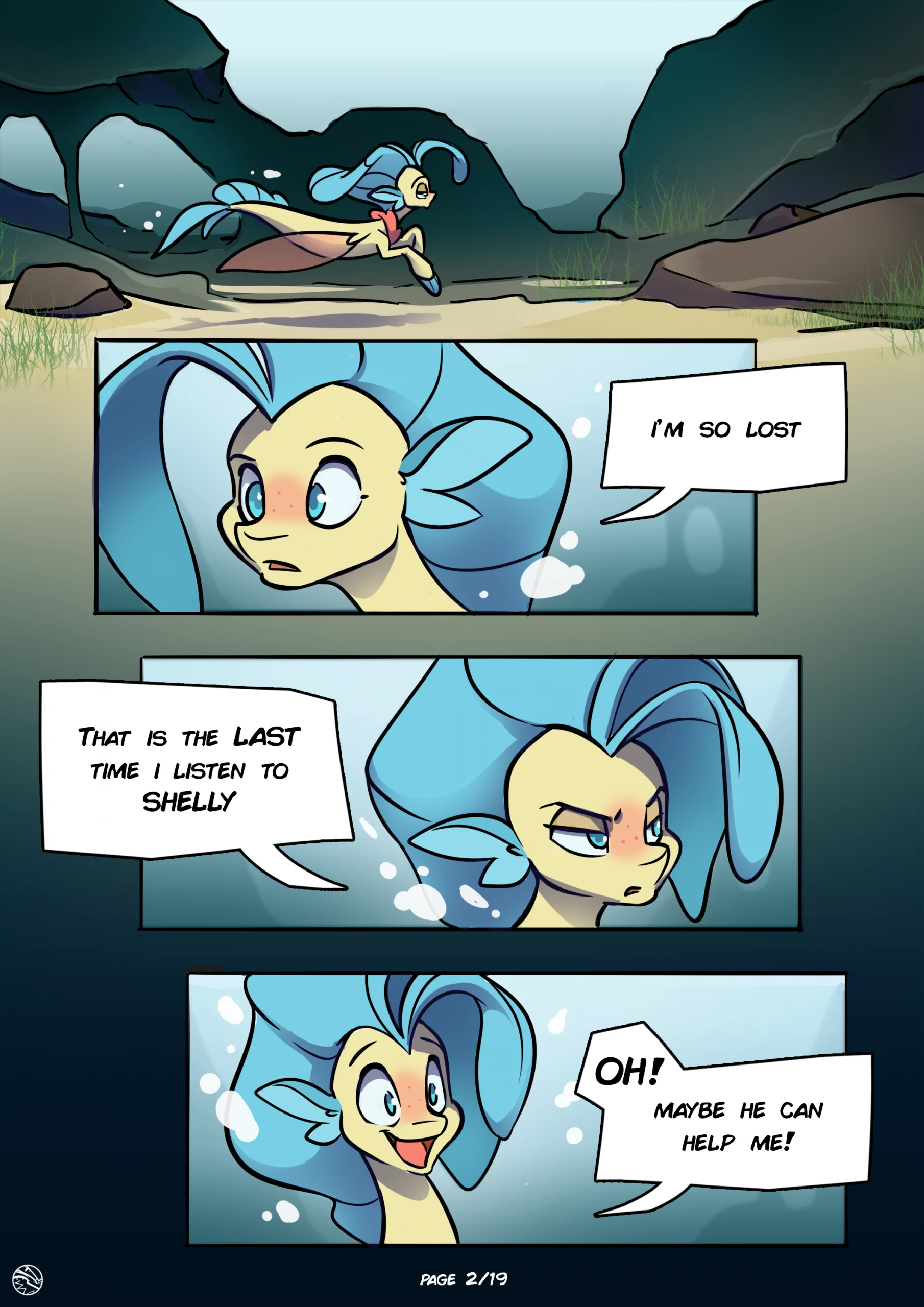 Sea shells porn comic picture 2