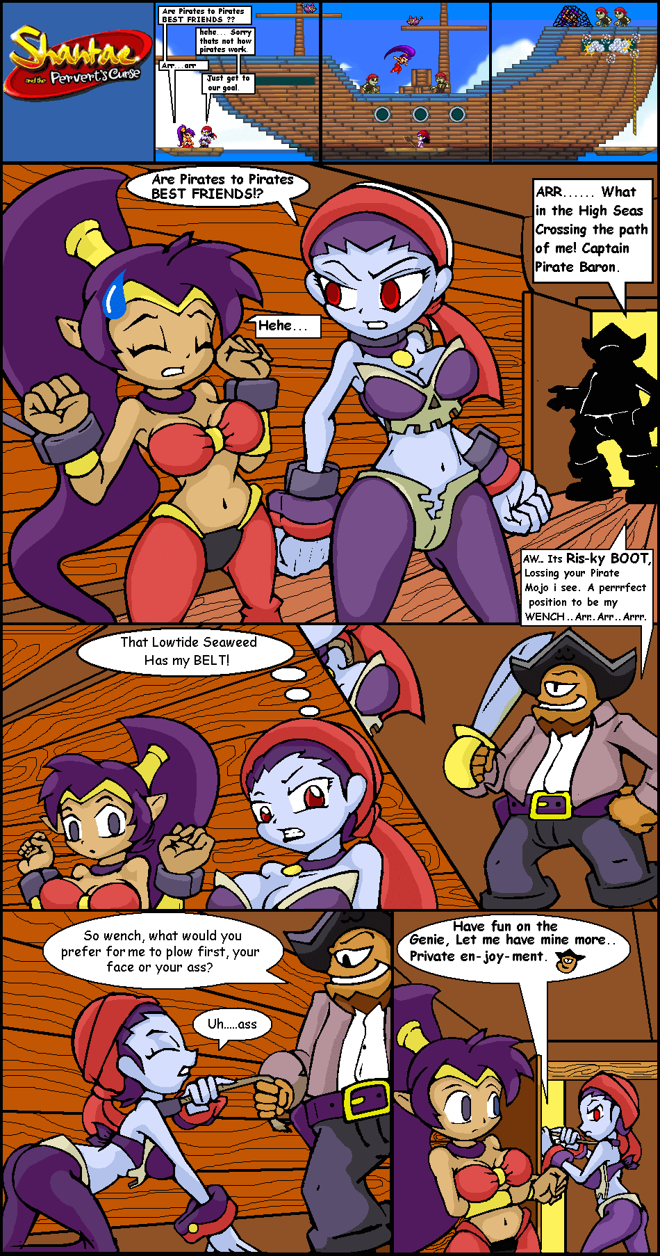 Shantae and the Pervert`s Curse porn comic picture 1