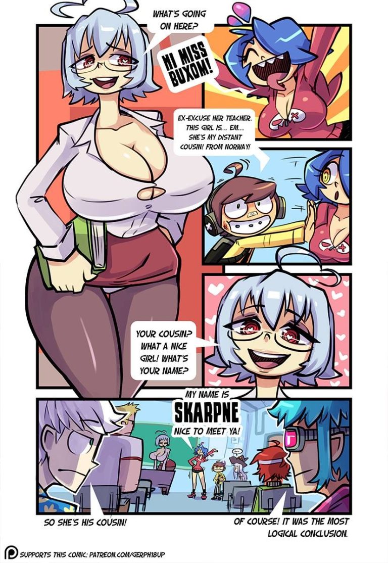 SkarpWorld 2: Milk cow porn comic picture 11