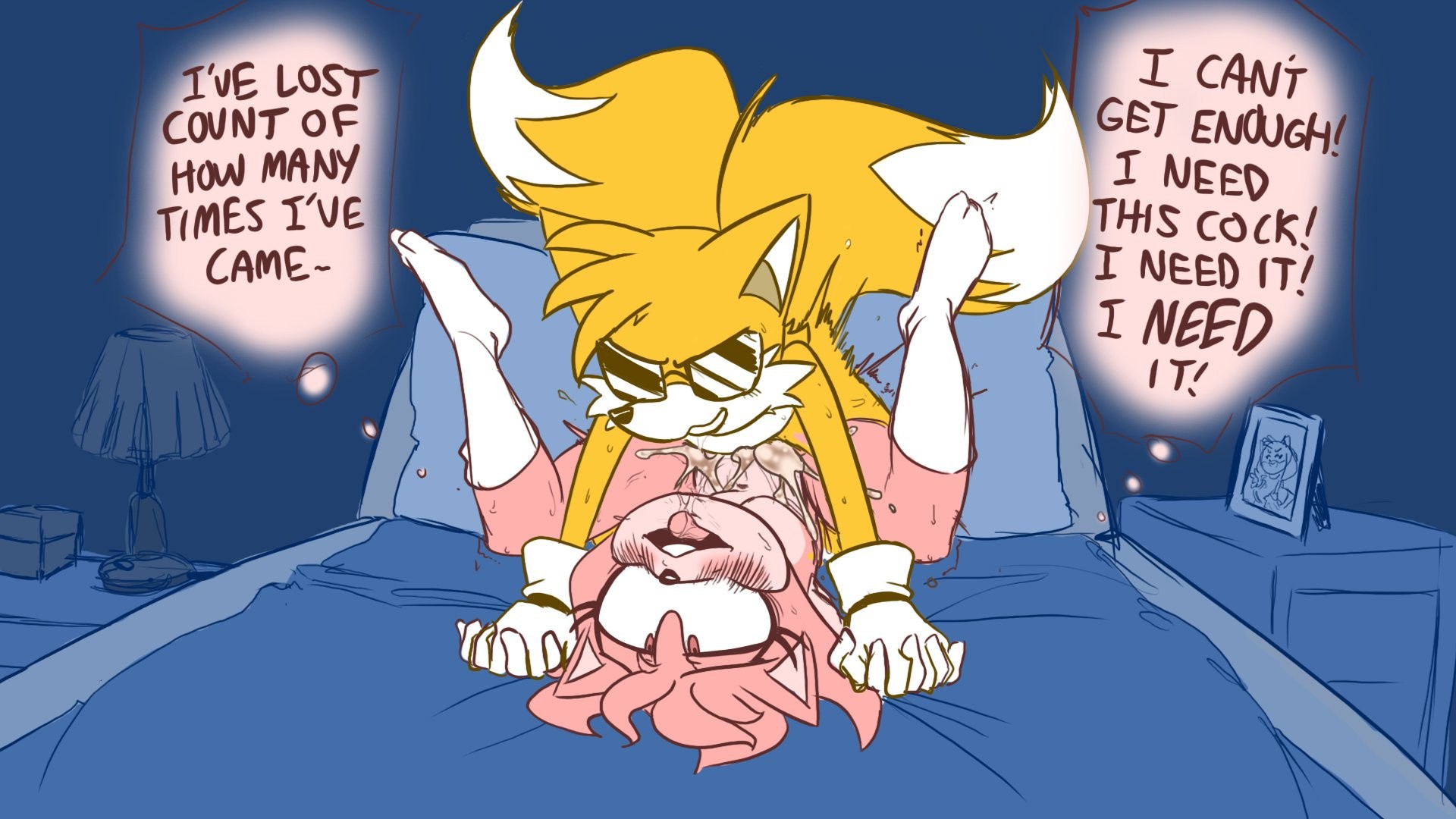 Sonic Doesn't Have To Know porn comic picture 3